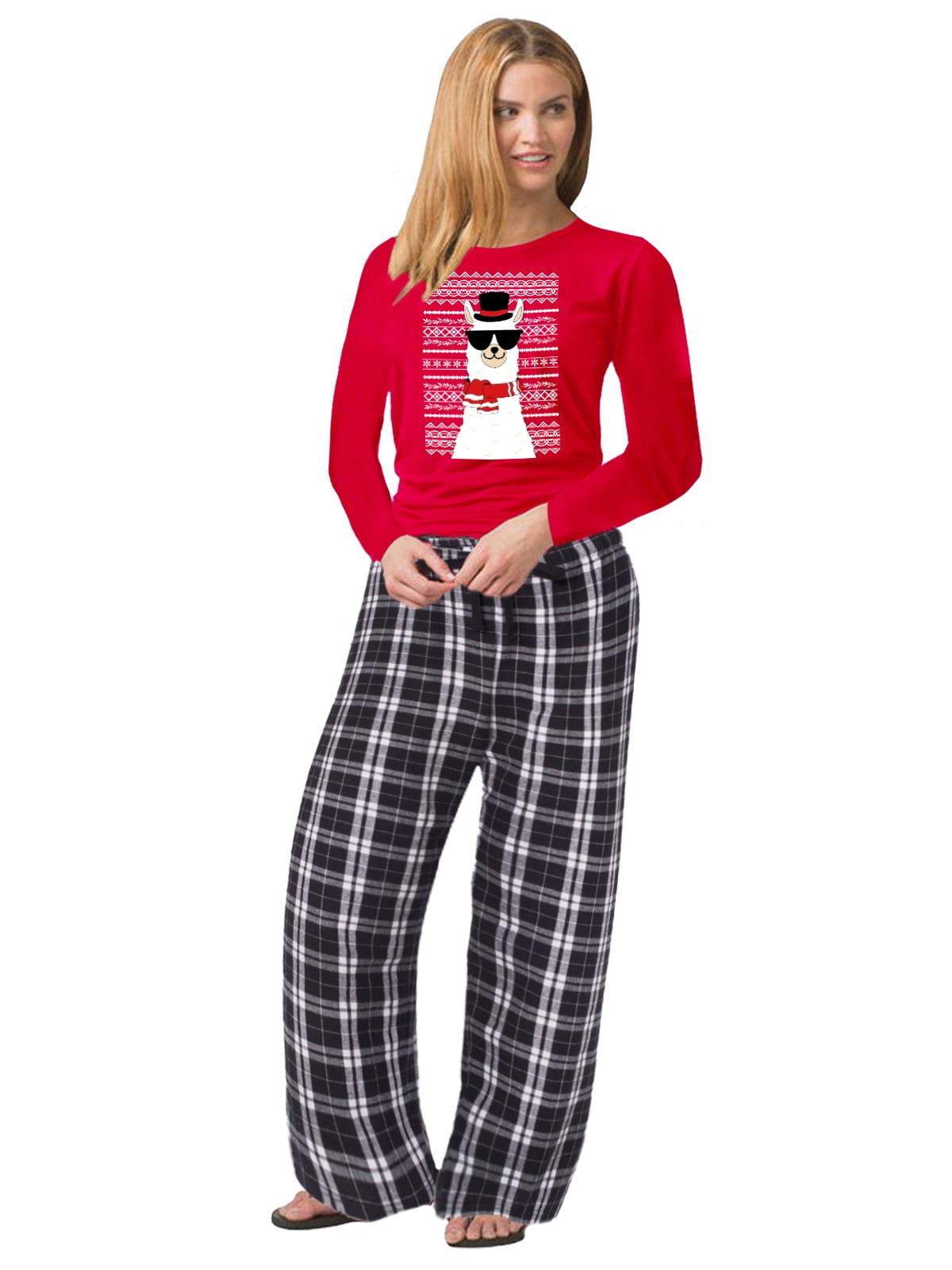 Family Christmas Pajamas for Men Meowee Cat Xmas Tree Sleepwear Mens Pajama Sets