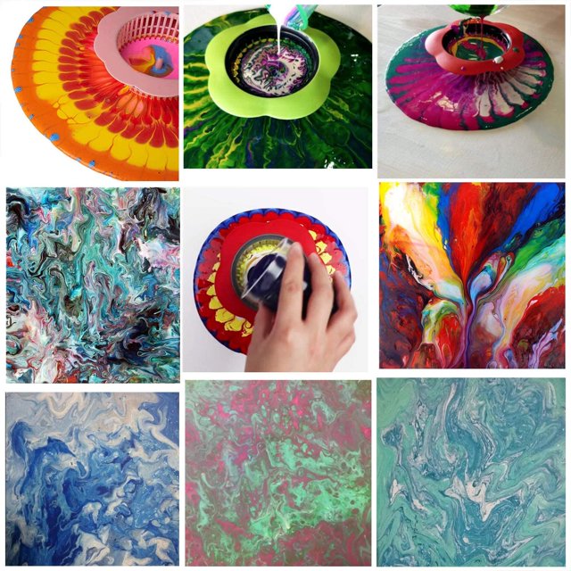 Sink Strainer, Kitchen Sink Drain Filter Basket, Plastic Cute for Acrylic Paint Pouring