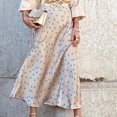 thumbnail image 1 of Vedolay Long Skirts For Women Women's Stylish Comfy Fold-Over Flare Long Maxi Skirt,Khaki M, 1 of 5
