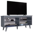 thumbnail image 2 of Mueble Mesa Para Tv Rack Madesa 4 Espacios Hasta 65 Gris 03, 2 of 10