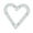 Green 35cm, variant on Heart Shaped Wire Wreath Frame Wreath Form DIY Accessories Metal Wall Iron Wreath Garland Rings for Valentine Yard Background Black 25cm