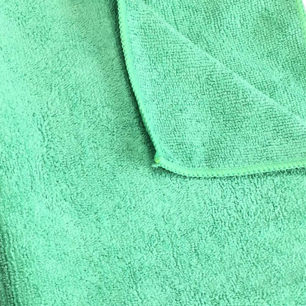 Arkwright Microfiber Hand Towels, 12 Pack, 15 x 24, Green