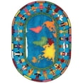 thumbnail image 2 of Let the Children Come 7'8" x 10'9" Oval Area Rug In Color Multi, 2 of 2