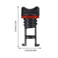 thumbnail image 2 of HAMPPLIES 3pcs Boat Scupper Plugs Drain Water Scupper Plug Red Rubber Gasket for Boat Owners, 2 of 8