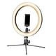 thumbnail image 1 of 10 " Luz de Relleno de con Trípode Retráctil para Video en Vivo, Educación en Video en Línea, Disparador Automático Negro 2 Sunnimix Selfie Ring Light con trípode, 1 of 8