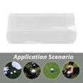 thumbnail image 3 of LEEYNEER 2pcs Transparent Golf Storage Box Clear Plastic Golf Holder Case Square Tube Golf Display Organizer Portable Golf Storage Containers, 3 of 7