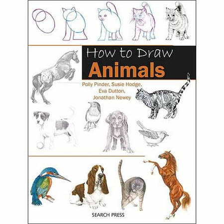 Search Press Books, How to Draw Animals in Simple Steps - Walmart.com