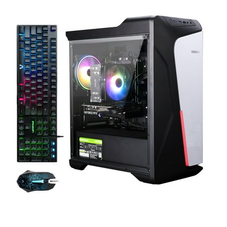 IPASON Diy Gaming Desktop PC Computer, Intel i5-10400F Upgrade to i5 12490F, GeForce RTX 3050 , 16GB DDR4 , 1TB SSD, Windows 11 Home