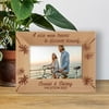 A Wise Man Travels To Discover Himself Personalized Wooden Frame-6" x 4" Brown Horizontal