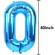 thumbnail image 1 of Globo Azul de 40 Pulgadas con Números Grandes 0-9 (Zero-Nueve) Decoraciones para Fiesta de Toniful TONIFUL, 1 of 2