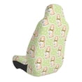 thumbnail image 4 of Lsque Rabbit With Tie Pattern Car Seat Covers for Front Seats , Waterproof Seat Covers for Cars, Sporty Front Seat Covers,Car Seat Cover Protector Front Seats, 4 of 5