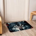 thumbnail image 6 of Wolf Polyester Non-Slip Machine Washable Office Mat - Door Mat Chair Rugs Door Mats, 6 of 6