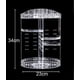 thumbnail image 3 of Caja de almacenamiento cosmética de acrílico transparente de 360° brillar  Electrónica, 3 of 5