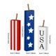 thumbnail image 3 of Patriotic 4th Of July Wooden Block Decor Set US A Star Strip Es Table Centerpiece For Independence Day Memorial Day Veterans Day, 3 of 7
