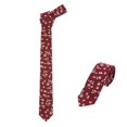 thumbnail image 5 of Men' Floral Printed Neck Tie Business Wedding Party Skinny Ties Gift 06, 5 of 5