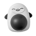 thumbnail image 4 of Bolas de hierba gatera para gatos, juguete par y dentición, juguete giratorio para gatos domésticos Pingüino gris oscuro, 4 of 8