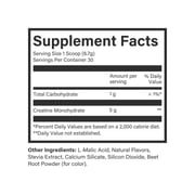 Beam Creatine Powder – Micronized, Third Party Tested Monohydrate for Strength & Recovery, Watermelon