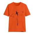 thumbnail image 3 of WEIWEN Womens Summer Tops 2026 Trendy Boho Dragonfly Graphic Tees for Women Casual Going Out T Shirts Basic Workout Short Sleeve Tshirts Women's Clothing Orange, M, 3 of 5