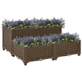 thumbnail image 1 of vidaXL Raised Bed 80x80x38 cm Polypropylene, 1 of 4