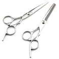 thumbnail image 2 of 6 Inch Cutting Thinning Styling Tool Hair Scissors Salon Shears Regular Flat Teeth Blades, 2 of 5