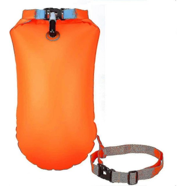 20L Swim Buoy for Open Water Swimming, Triathlon Tow Float, Waterproof Floating Bag