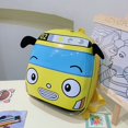 thumbnail image 1 of Stock Listo Mochila Escolar Para Niños , Niñas , Coche De Dibujos Animados , Cáscara De Huevo , Pequeña , Linda, 1 of 4