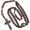 thumbnail image 4 of ColoMX Collar de cruz con cuentas Collar de cruz de fe Collar de cruz de hombre Collar de cruz delicada, 4 of 7
