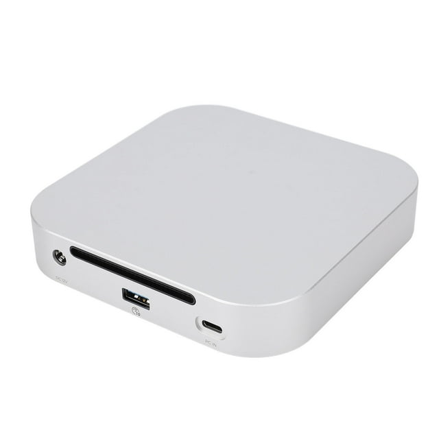 for Mac Mini M4 Hub Stand, Aluminum Docking Station with Dual M.2 SSD Slots & 40Gbps Bandwidth, Dual PCIe 4.0 M.2 Slots,10Gbps USB A 3.2x3, for Mac Mini M4 Accessories
