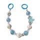 thumbnail image 2 of Llavero con dije para teléfono, llavero de coche, correa para la muñeca, decoración para bolso, dijes para bolso para mujer, recuerdos de fiesta, boda Azul, 2 of 8