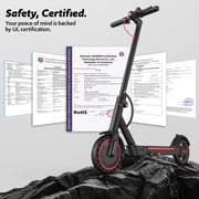 Electric scooters for adults, 550W, 19 mph, 19-mile range, foldable, 8.5 tire, side light & app
