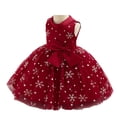 thumbnail image 1 of WEAIXIMIUNG Robes pour Filles 12-14 Robes de Concours Tendance pour Bébés Filles Nœud Flocon de Neige Robe de Fête Formelle de Noël 2-3 Ans, 1 of 9