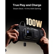 INIU Laptop Power Bank, 25,000mAh Portable Charger with Triple 100W USB-C Ports, Travel Charger for MacBook, iPad, Tablet, Steam Deck, iPhone 17/16 Series, Samsung and More, Black