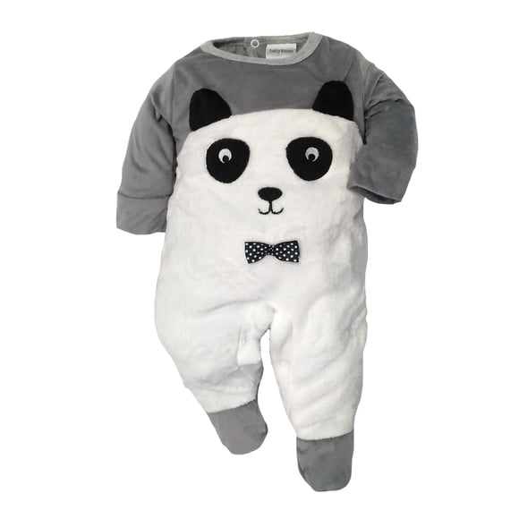 Mameluco Bordado Kiss Oso Panda Baby Kisses Mameluco2849