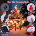thumbnail image 6 of 8 Pack Solar Snowman Pathway Lights, Waterproof Outdoor Christmas Decor with Auto On/Off, Warm White LED for Yard, Garden, Patio Holiday Lighting, 6 of 11