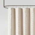 thumbnail image 2 of Gracie Mills Erwin Modern Woven Square Clipped Solid Shower Curtain - GRACE-13021, 2 of 3