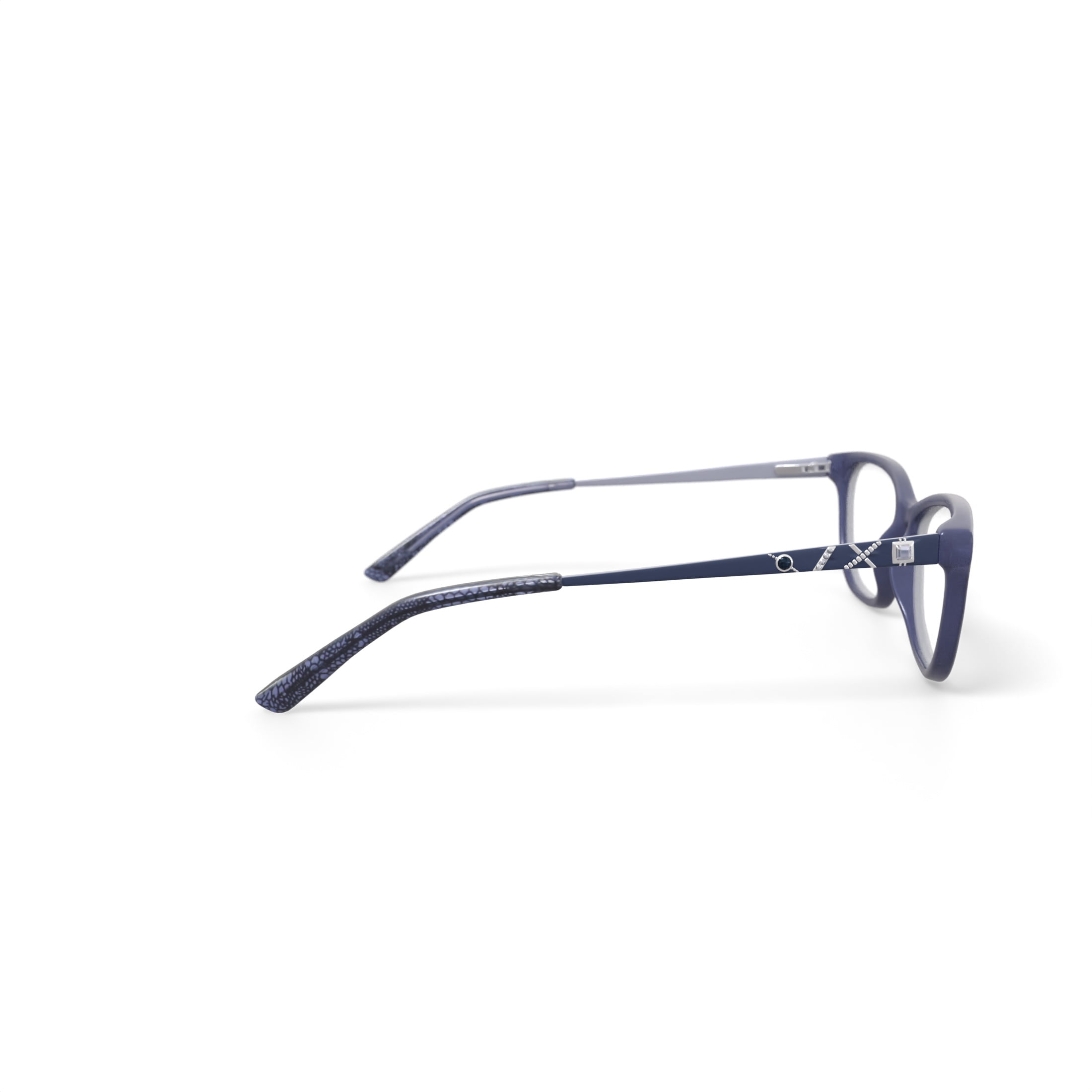 Bebe Women's BB4170 Prescription Eyeglasses with Case, Crystal Blue