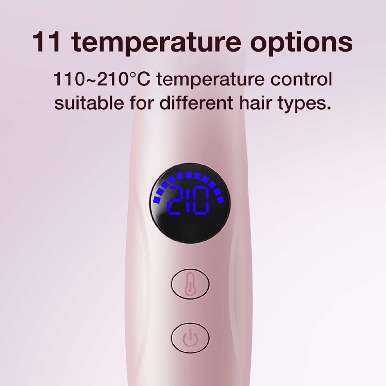 1.5 Inch Ionic Heated Round Brush, Ceramic Tourmaline Curling Iron Brush, Hair Straightener & Volumizer Comb with PTC Fast Heating, Anti-Frizz, Dual Voltage Travel Styler