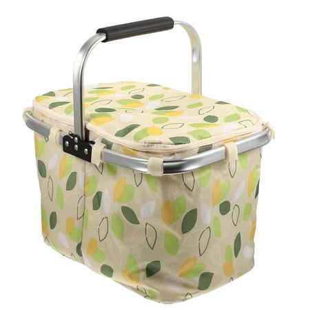 

Portable Picnic Basket Large Capacity Camping Storage Container for Outdoor