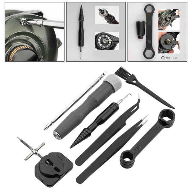 Kit de reparación de carretes de pesca, destornillador, mantenedor de rodamientos, herramienta de desmontaje de rueda de pesca para carrete de perfil Tipo B