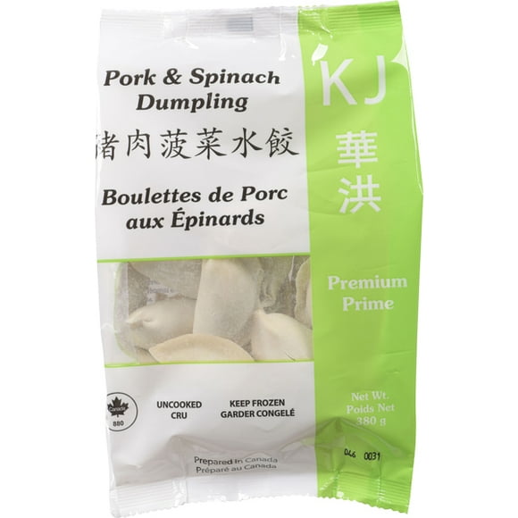 KJ PORK SPINICH DUMPLING, 380 g / pack