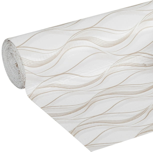 Duck Easyliner Smooth Top 12 in. x 10 ft. Shelf Liner, Taupe Svelte