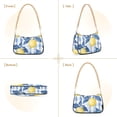 thumbnail image 7 of FORMRS Womens Shoulder Bag with Chain Strap Clutch Purse Cute Tote Handbag, Light Blue Lemon, 7 of 7