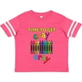 thumbnail image 3 of Inktastic Time to Get Cray Cray Crayons Humor Boys or Girls Toddler T-Shirt, 3 of 5