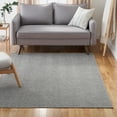 thumbnail image 2 of TOWN & COUNTRY BASICS Pax Herringbone Textured Solid Everwash® Washable Area Rug, Low Pile, Non-Slip Backing, Easy Clean Pet & Family Friendly Rug, Grey, 5'11"x9', 2 of 14
