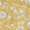thumbnail image 2 of Brissonnet, Daphne 26x26 Gold Ornate Wood Framed with Double Matting Museum Art Print Titled - Color my World Bird Paisley I Gold, 2 of 4