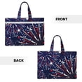 thumbnail image 2 of Pofeuu Red White Blue Fireworks 1 Print Laptop Bag Carrying - Computer Bag Laptop Case Shoulder Slim Work Travel, 2 of 8