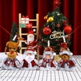 thumbnail image 3 of Colgantes De Tela Navideños Muñecas Navideñas Colgantes Pequeños Adornos Para El Árbol De Navidad Colgantes Pequeños Coleccionables, 3 of 7
