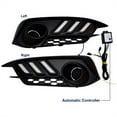 thumbnail image 3 of 2-Pack LED Fog Light Daytime Running Light with Turn Signal Light Replacement for 2016-2018 Civic 10th Gen Sedan, 3 of 5