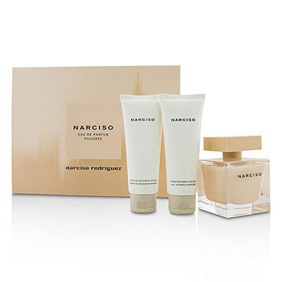 Narciso Rodriguez Narciso Poudree Coffret: Eau De Parfum Spray 90ml/3oz Body Lotion 75ml/2.5oz Shower Gel 75ml/2.5oz 3pcs
