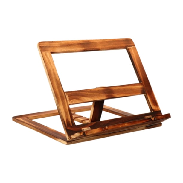 Toystoory Wooden Book Stand with Page Paper Textbook Kitchen Holders Page Clip Type2 NO2